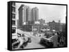 Second Avenue and Yesler Way, Seattle, 1916-Ashael Curtis-Framed Stretched Canvas