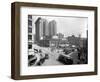 Second Avenue and Yesler Way, Seattle, 1916-Ashael Curtis-Framed Giclee Print