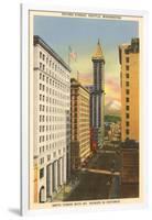 Second Avenue, Seattle, Washington-null-Framed Art Print
