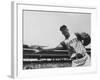 Second Baseman for the Pirates, Bill Mazeroski Throwing a Ball-null-Framed Premium Photographic Print