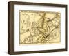 Second Battle of Bull Run - Civil War Panoramic Map-Lantern Press-Framed Art Print