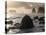 Second Beach and Sea Stacks, Washington-Ethan Welty-Stretched Canvas