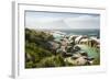 Second Beach at High Tide with Boulders Visible, Boulders Beach National Park, Simonstown-Kimberly Walker-Framed Photographic Print