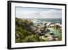 Second Beach at High Tide with Boulders Visible, Boulders Beach National Park, Simonstown-Kimberly Walker-Framed Photographic Print