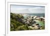 Second Beach at High Tide with Boulders Visible, Boulders Beach National Park, Simonstown-Kimberly Walker-Framed Photographic Print