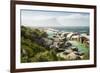 Second Beach at High Tide with Boulders Visible, Boulders Beach National Park, Simonstown-Kimberly Walker-Framed Photographic Print