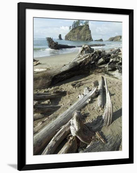 Second Beach, Olympic National Park, Unesco World Heritage Site, Washington State, USA-Ethel Davies-Framed Photographic Print