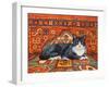 Second Carpet-Cat-Patch, 1992-Ditz-Framed Giclee Print