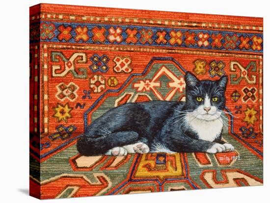 Second Carpet-Cat-Patch, 1992-Ditz-Stretched Canvas