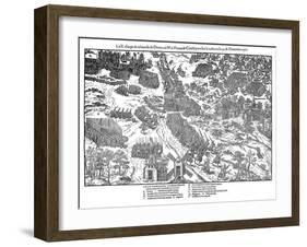 Second Charge at the Battle of Dreux, French Religious Wars, 19 December 1562-Jacques Tortorel-Framed Giclee Print