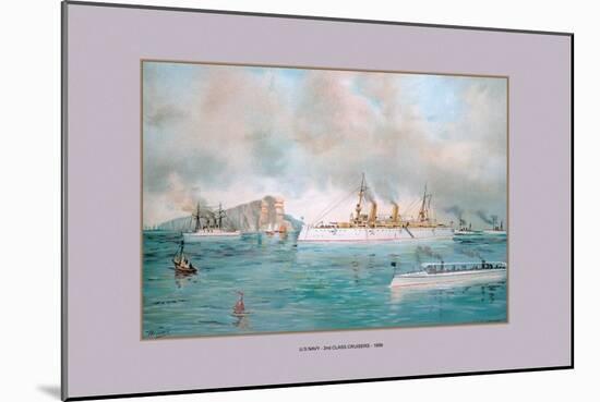 Second-Class Cruisers-Werner-Mounted Art Print