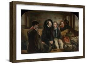 Second Class. the Parting, 1854-Abraham Solomon-Framed Giclee Print