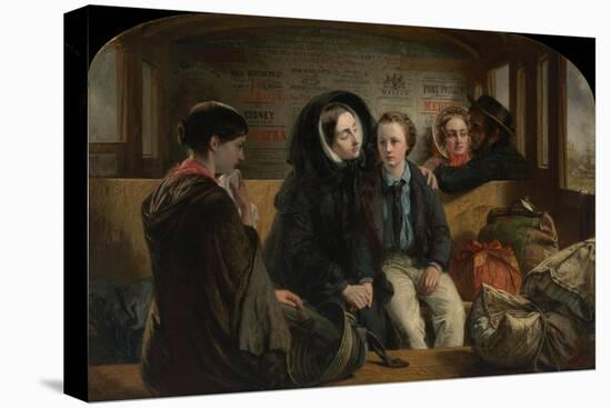 Second Class. the Parting, 1854-Abraham Solomon-Stretched Canvas