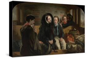 Second Class. the Parting, 1854-Abraham Solomon-Stretched Canvas
