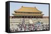 Second Courtyard and Hall of Supreme Harmony Forbidden City, Beijing China-Michael DeFreitas-Framed Stretched Canvas