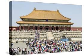 Second Courtyard and Hall of Supreme Harmony Forbidden City, Beijing China-Michael DeFreitas-Stretched Canvas