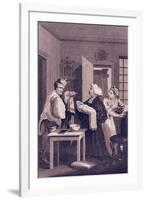 Second frontispiece to Tristram Shandy by William Hogarth-William Hogarth-Framed Giclee Print