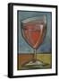 Second Glass of Red-Tim Nyberg-Framed Giclee Print