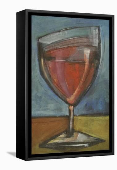 Second Glass of Red-Tim Nyberg-Framed Stretched Canvas
