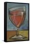 Second Glass of Red-Tim Nyberg-Framed Stretched Canvas