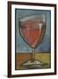 Second Glass of Red-Tim Nyberg-Framed Giclee Print