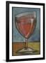 Second Glass of Red-Tim Nyberg-Framed Giclee Print