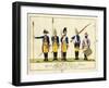 Second Guard Regiment, C.1784-J. H. Carl-Framed Giclee Print