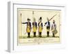 Second Guard Regiment, C.1784-J. H. Carl-Framed Giclee Print