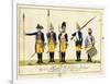 Second Guard Regiment, C.1784-J. H. Carl-Framed Giclee Print