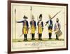 Second Guard Regiment, C.1784-J. H. Carl-Framed Giclee Print