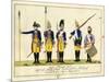 Second Guard Regiment, C.1784-J. H. Carl-Mounted Giclee Print