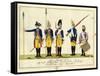 Second Guard Regiment, C.1784-J. H. Carl-Framed Stretched Canvas