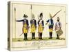 Second Guard Regiment, C.1784-J. H. Carl-Stretched Canvas