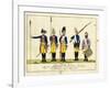 Second Guard Regiment, C.1784-J. H. Carl-Framed Giclee Print