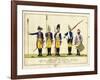 Second Guard Regiment, C.1784-J. H. Carl-Framed Giclee Print