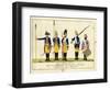 Second Guard Regiment, C.1784-J. H. Carl-Framed Giclee Print