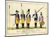 Second Guard Regiment, C.1784-J. H. Carl-Mounted Giclee Print