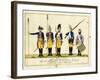 Second Guard Regiment, C.1784-J. H. Carl-Framed Giclee Print