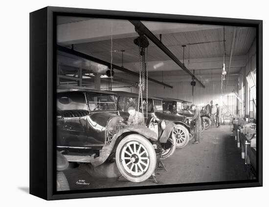 Second Hand Car Shop, 1921-Asahel Curtis-Framed Stretched Canvas