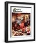 "Second Helping," Country Gentleman Cover, September 1, 1947-Lealand Gustavson-Framed Giclee Print