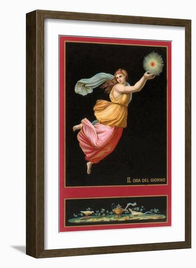 Second Hour of the Day, Woman with Star-Found Image Press-Framed Giclee Print