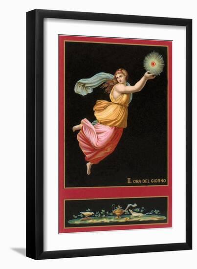 Second Hour of the Day, Woman with Star-Found Image Press-Framed Giclee Print