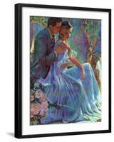 Second Husband - Saturday Evening Post "Leading Ladies", September 15, 1956 pg.26-Edwin Georgi-Framed Giclee Print