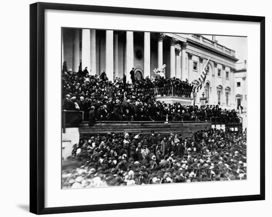 Second Inauguration of President Abraham Lincoln-null-Framed Photographic Print