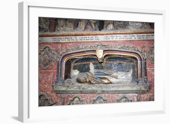 Second Intercolumniation of the Choir Screen in the South Ambulatory Mausoleum of Adrien De Henenco-null-Framed Photographic Print