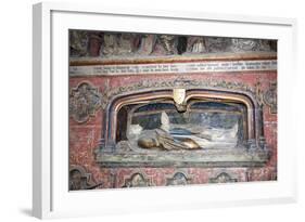 Second Intercolumniation of the Choir Screen in the South Ambulatory Mausoleum of Adrien De Henenco-null-Framed Photographic Print