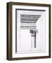 Second Interior Order of the Temple of Jupiter-Robert Adam-Framed Premium Giclee Print