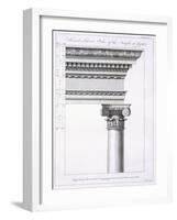 Second Interior Order of the Temple of Jupiter-Robert Adam-Framed Giclee Print