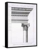 Second Interior Order of the Temple of Jupiter-Robert Adam-Framed Stretched Canvas