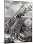 Second Lieutenant L a Strange Bombing the Railway Junction at Courtrai, Belgium, World War I-W. Avis-Mounted Giclee Print